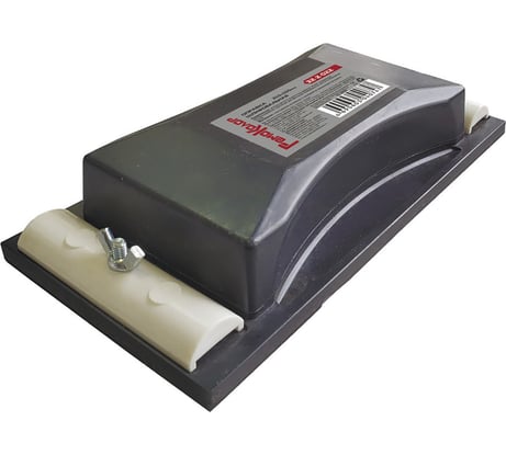 Шлифовальная оправка РемоКолор пластик основание, накладка резина, пластик зажимы, 210х105 мм, 32-2-022