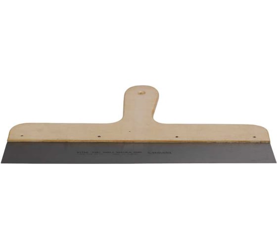 Шпатель фасадный SAMGRUPP с изогнутой деревянной ручкой 40 см Kitan SAMGRUPP KIT-848 1