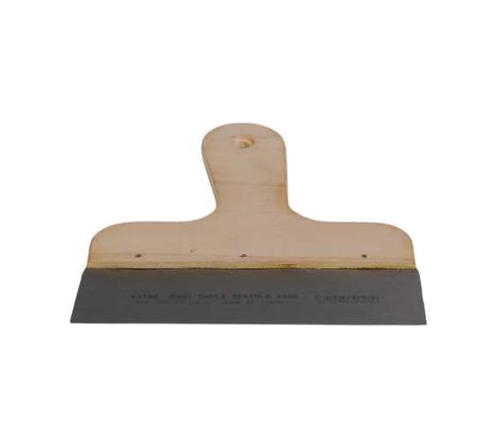 Шпатель фасадный SAMGRUPP с изогнутой деревянной ручкой 25 см Kitan SAMGRUPP KIT-846 1