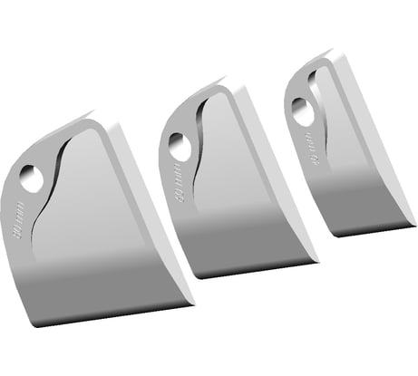 Набор шпателей для затирки и углов Строй Полимер ПАРУС 3 шт 40.60.80 1116