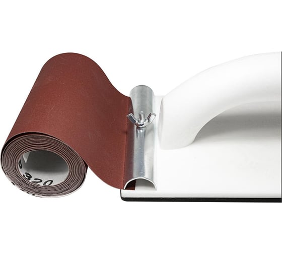 Пластмассовый блок для шлифования с зажимами Forsage 230х120мм F-PSD120C(49667)
