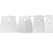 Набор шпателей DECOR Япончик 50,80,100,120мм силикон 309-050 11614315