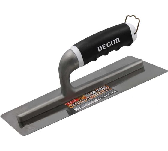 Гладилка DECOR Венецианская 260х120 мм, трапециевидная 0,7 мм 620-300 11615025 1