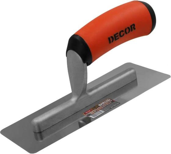 Гладилка DECOR Венецианская 200х78 мм, трапециевидная 0,7 мм 620-200 11615024 1