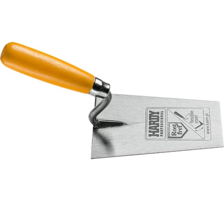 Четырехугольная кельма каменщика HARDY серия 30, размер 16х11 см 0810-301611