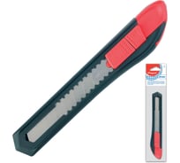 Канцелярский нож MAPED Франция Start 18 мм, фиксатор, корпус черно-красный, европодвес 235472