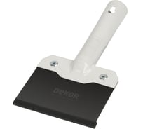 Скребок DEKOR 10х20см, металлическая ручка подходит для черенка и палки телескоп 2202