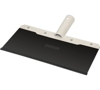 Скребок DEKOR 25х30см, металлическая ручка подходит для черенка и палки телескоп. 2205