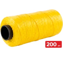 Шнур разметочный желтый на катушке SAMGRUPP 1,5 мм х 100 м 200 шт SAMC-060200100-200