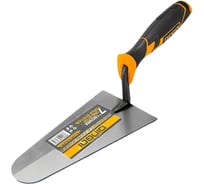 Мастерок (кельма) каменщика DINGQI 220 мм, прорезиненная рукоятка 62309