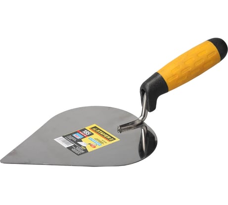 Кельма STAYER Professional сердце, нерж. полотно, 2-х комп. рукоятка, 185x150мм 08293