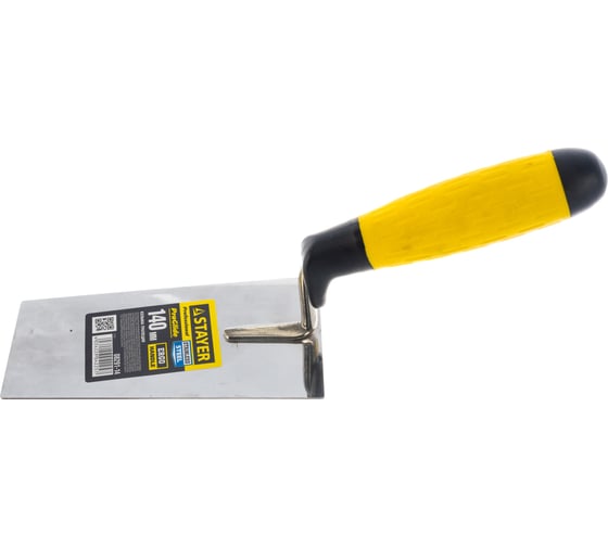 Кельма STAYER Professional трапеция, нерж. полотно, 2-х комп. рукоятка, 140мм 08291-14