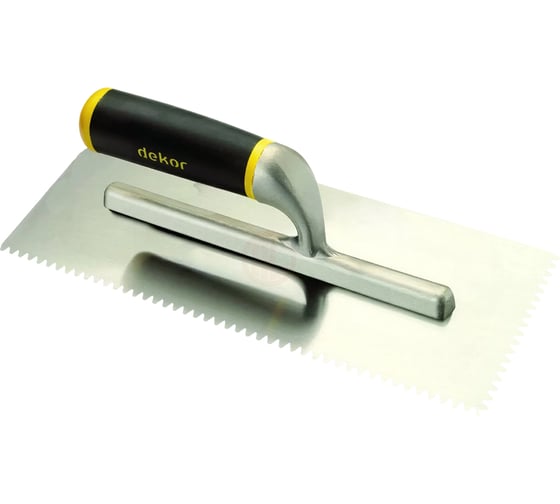 Гладилка зубчатая SAMGRUPP V - зуб 300 мм с открытой аллюм. ручкой DEKOR DEK-520 1