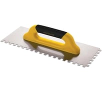 Гладилка зубчатая SAMGRUPP 4х4 500 мм пружин. сталь c закрытой пласт. ручкой DEKOR DEK-414