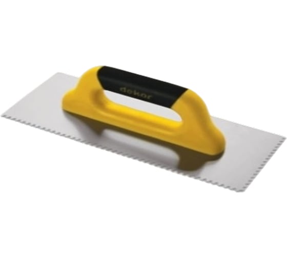 Гладилка зубчатая SAMGRUPP SAMGRUPP V - зуб 300 мм с закрытой пласт. ручкой DEKOR  DEK-220 1