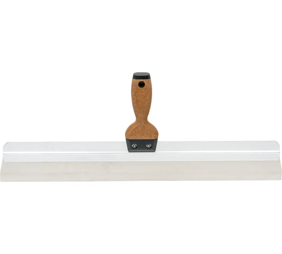Фасадный шпатель CORTE из нерж.стал., проб ручка BRAVO SOFT CORK 600x70 45405C