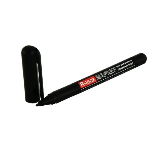 Маркер для рисования печатных плат Connector R-teck черный R-TRECK-BLACK