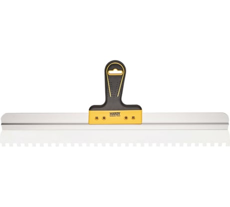 Шпатель HARDY серия 65, алюминий, ручка 2К, 60 см, зубчатый 10мм х 10мм 0820-656010