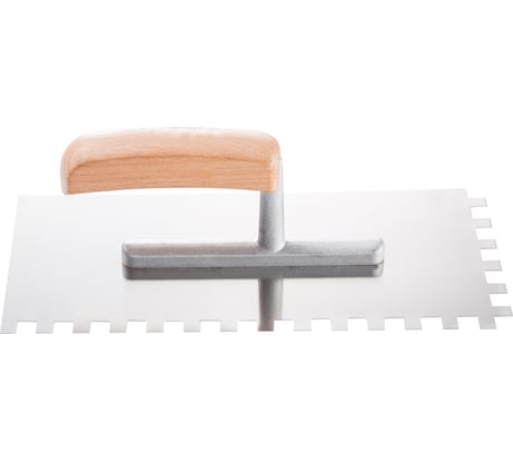 Гладилка HARDY серия 25, нерж.сталь, 28х13см, зуб.12x12мм 0800-252812