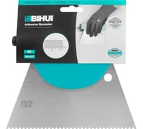 Шпатель зубчатый BIHUI 180мм со сменным лезвием B2 FTSCB2
