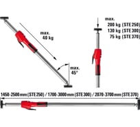 Подпорка для потолка и монтажа bessey st250