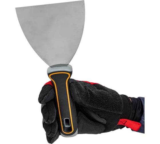 Малярный строительный шпатель Rollingdog Putty knife из нержавеющей стали, 101 мм 50316
