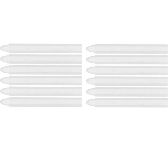 Технический мел NEO Tools для маркировки, белый, 12 штук 13-962 1