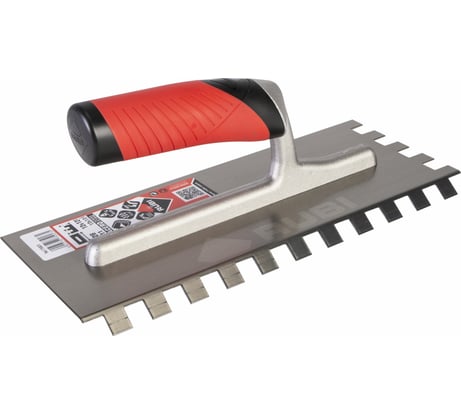 Гребенка RUBI стальная, 28см, 6x6 MRА 45гр 75947