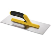 Гладилка зубчатая SAMGRUPP 2х3,6 300 мм (мелкий зуб) с открытой пласт. ручкой DEKOR DEK-131