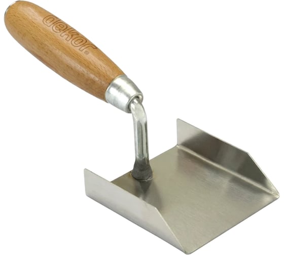 Мастерок для выведения углов SAMGRUPP DEKOR 88х90х90 мм пружин. сталь, 12 шт/уп DEK-237