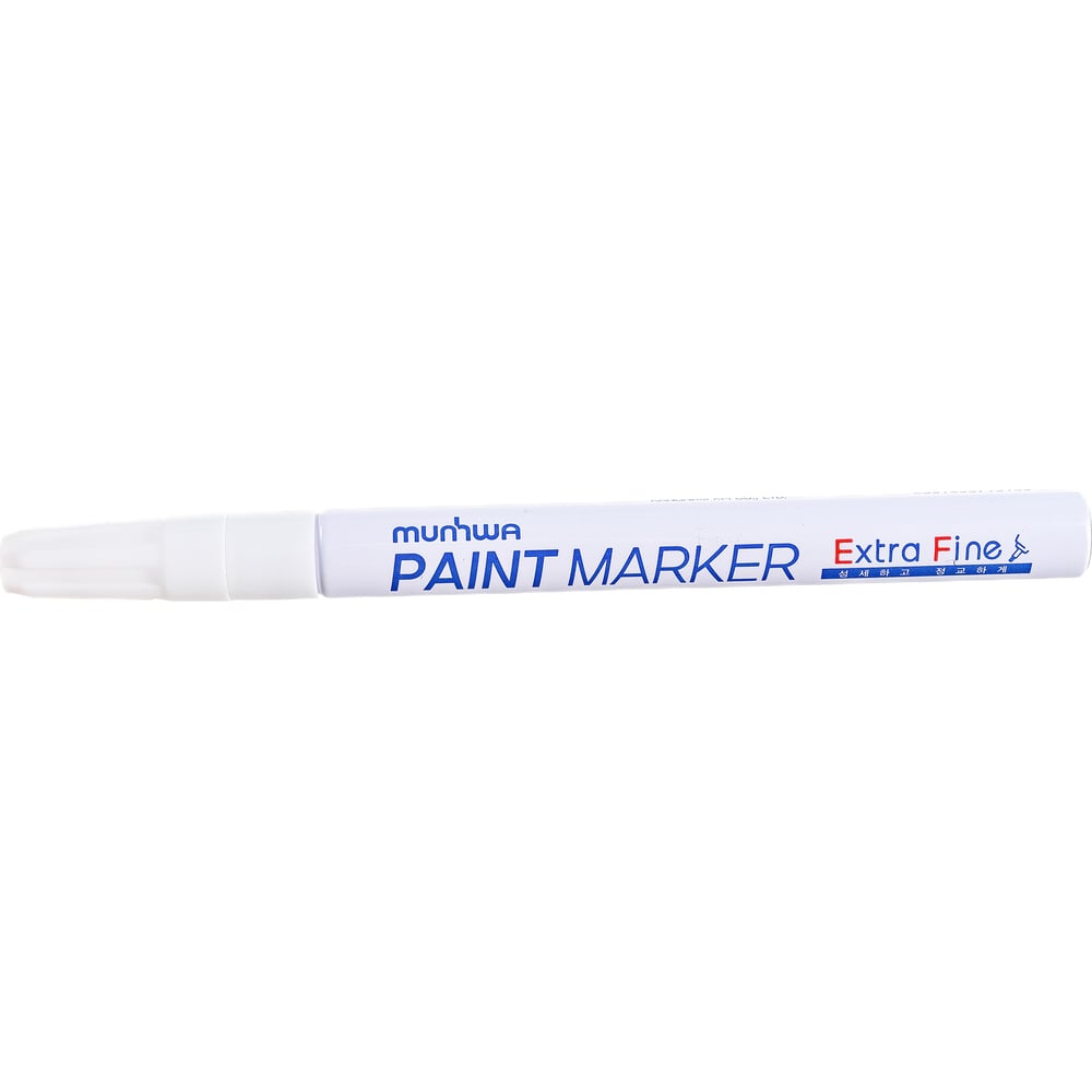 Маркер-краска MunHwa PAINT MARKER EXTRA FINE, белая 1 мм EFPM05 12/576 ...