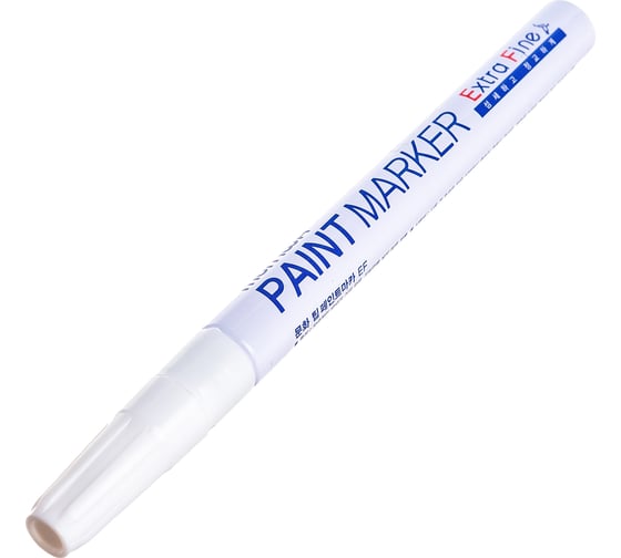 Маркер-краска MunHwa PAINT MARKER EXTRA FINE, белая 1 мм EFPM05 12/576/28800 Б0048236