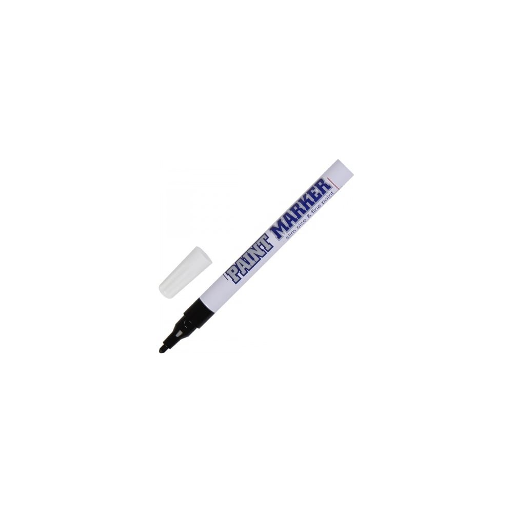 Маркер-краска MunHwa PAINT MARKER SLIM, черная 2 мм SPM01 12/576/28800 ...