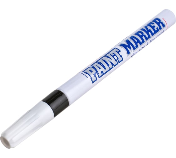 Маркер-краска MunHwa PAINT MARKER SLIM, черная 2 мм SPM01 12/576/28800 Б0048235