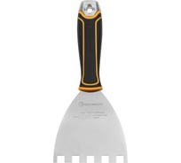 Шпатель зубчатый Rollingdog Greyhoun 100мм, зуб 10мм 50644
