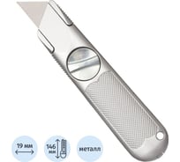 Нож утилитарный Topfort 19 мм, оцинкованный 2175532