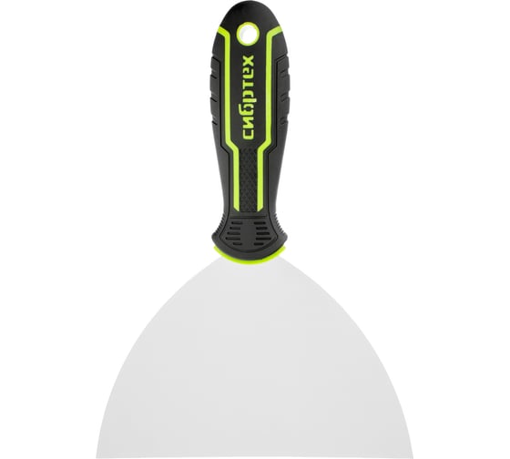 Шпательная лопатка СИБРТЕХ из нержавеющей стали, 150 мм, 2-компонентная рукоятка 85630