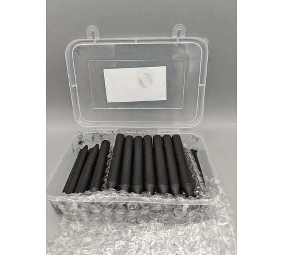 Маркер мелок промышленный водостойкий Century Markers Marking Chalk, упаковка 30 шт, черный CM90120-30 1