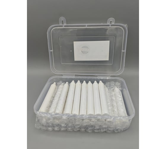 Маркер мелок промышленный водостойкий Century Markers Marking Chalk, упаковка 30 шт, белый CM90110-30 1