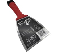 Шпатель малярный Olejnik закал.нерж.сталь 100мм с эргоном.пласт. ручкой, лезвие 1,22-0,4мм 124010-1K