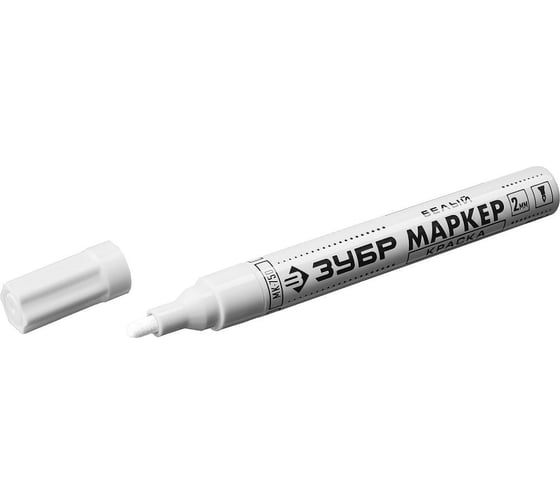 Твердый маркер-краска ЗУБР МКТ-1300 белый, 10-13 мм 06350-8