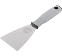 Шпатель HANSA, 80 мм, нержавеющая сталь, 2К-силиконизированная ручка, с ударным наконечником 646080