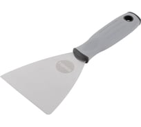 Шпатель HANSA, 100 мм, нержавеющая сталь, 2К-силиконизированная ручка, с ударным наконечником 646100