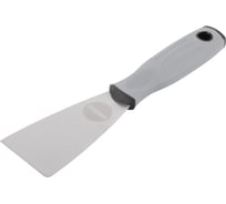 Шпатель HANSA, 60 мм, нержавеющая сталь, 2К-силиконизированная ручка, с ударным наконечником 646060