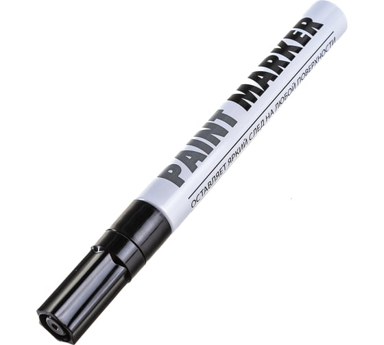 Маркер-краска INFORMAT PAINT PROFESSIONAL 4 мм, черный, круглый, нитро-основа KRR04K