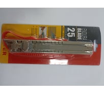 Нож Admiral Stars ЭКОНОМ 25 мм, пластиковый корпус с металл зажимом, уп/1шт ящ/300шт ЦБ-10003854