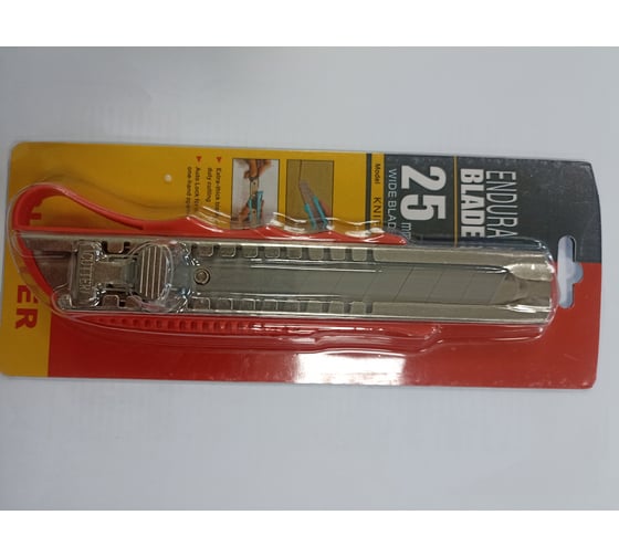 Нож Admiral Stars ЭКОНОМ 25 мм, пластиковый корпус с металл зажимом, уп/1шт ящ/300шт ЦБ-10003854