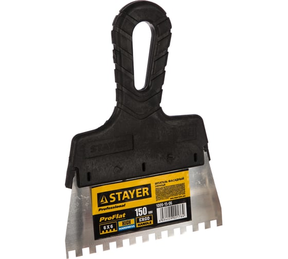 Зубчатый шпатель STAYER 1009-15-06