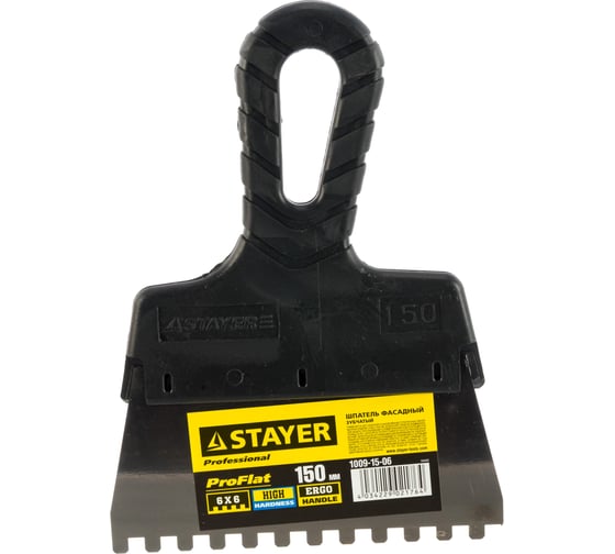 Зубчатый шпатель STAYER 1009-15-06
