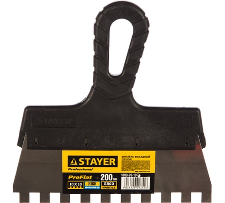 Зубчатый шпатель STAYER 1009-20-10